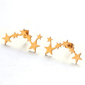 New Earrings Fashion Simple Stud Earrings Personality Trendy Three ways to wear Triangle Earring Wholesale Jewelry Womens Earing