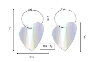 European and American simple earrings sweet temperament metal line love fashion earrings for Women and Girls Free Shipping