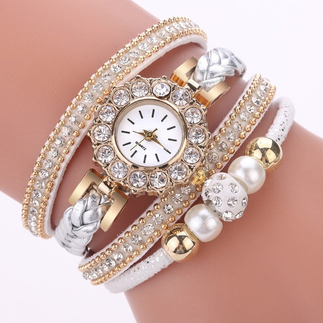 Womens Watches Luxury top brand Beautiful Fashion Bracelet Watch Ladies Watch Round Bracelet Watch 2019 femme gift reloj mujer S