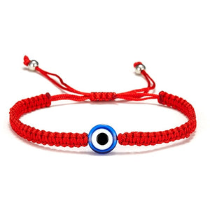 5 Style Hand Braided Lucky Red String Charm Bracelet Women Men Blue Evil Eye Round Beads Bracelet Fashion Friendship Jewelry