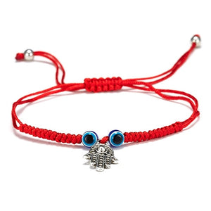 5 Style Hand Braided Lucky Red String Charm Bracelet Women Men Blue Evil Eye Round Beads Bracelet Fashion Friendship Jewelry