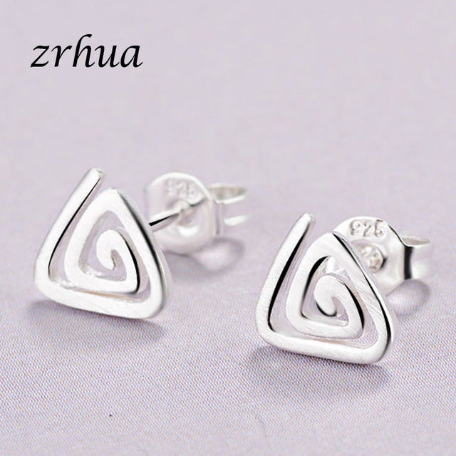 2019 Newest 925 Silver Needle Women's Jewelry Fashion Cute Chic Stud Earrings for School Girls Kids Lady Birthday Accessories