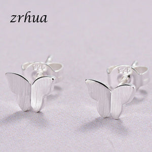 2019 Newest 925 Silver Needle Women's Jewelry Fashion Cute Chic Stud Earrings for School Girls Kids Lady Birthday Accessories