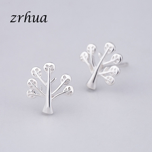 2019 Newest 925 Silver Needle Women's Jewelry Fashion Cute Chic Stud Earrings for School Girls Kids Lady Birthday Accessories