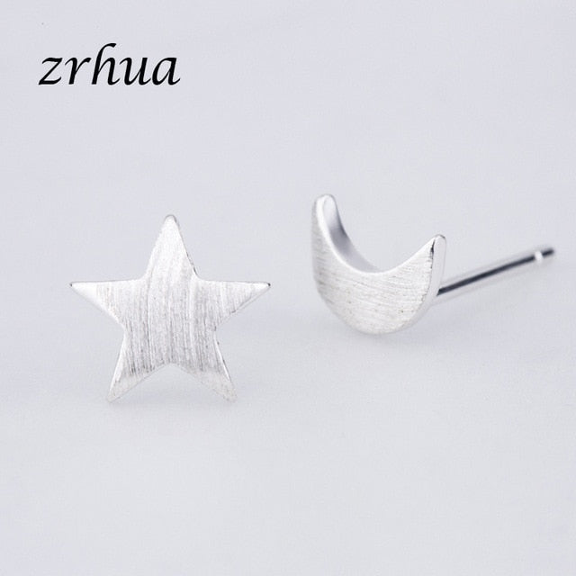 2019 Newest 925 Silver Needle Women's Jewelry Fashion Cute Chic Stud Earrings for School Girls Kids Lady Birthday Accessories