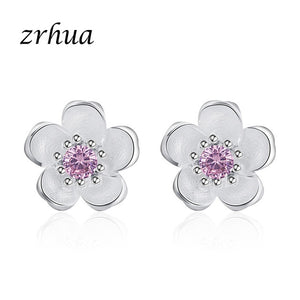 2019 Newest 925 Silver Needle Women's Jewelry Fashion Cute Chic Stud Earrings for School Girls Kids Lady Birthday Accessories