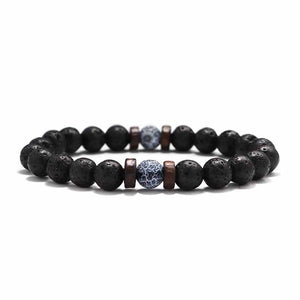 Men Bracelet Natural Moonstone Bead Tibetan Buddha Bracelet chakra Lava Stone Diffuser Bracelets Men Jewelry gift Drop Shipping