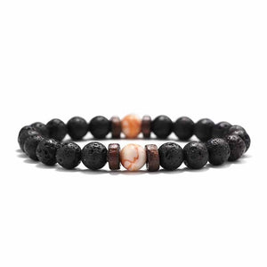 Men Bracelet Natural Moonstone Bead Tibetan Buddha Bracelet chakra Lava Stone Diffuser Bracelets Men Jewelry gift Drop Shipping