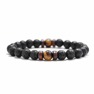 Men Bracelet Natural Moonstone Bead Tibetan Buddha Bracelet chakra Lava Stone Diffuser Bracelets Men Jewelry gift Drop Shipping