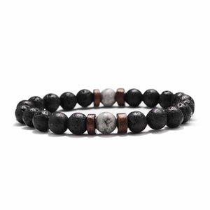 Men Bracelet Natural Moonstone Bead Tibetan Buddha Bracelet chakra Lava Stone Diffuser Bracelets Men Jewelry gift Drop Shipping