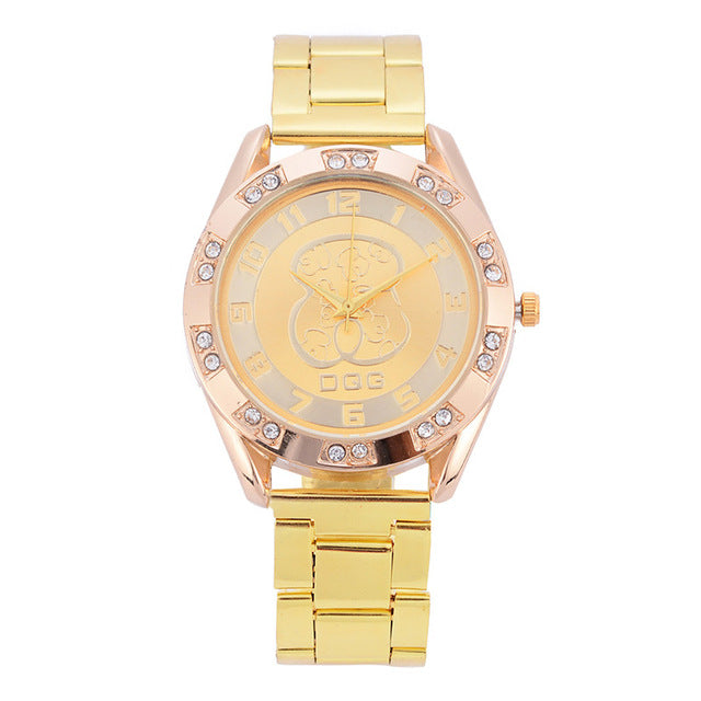 Relogio feminino 2019 New Women Watches Fashion Brand Bear Watch Women Casual Leather Belt Quartz Wristwatch reloj mujer