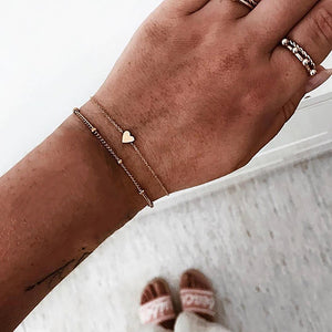 2019 New Arrivals Korean Hot Fashion Simple Metal 8 Infinity Charm Bracelets For Women & Men Jewelry Summer Style Beach