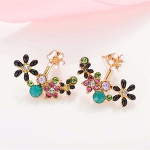 VKME Fashion Zircon Stud Earrings & Earrings Women's Party Gifts Geometric Cubic Zirconia Earrings Girls Earrings Jewelry