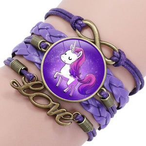 Unicorn Braided Kids Bracelet for Girls  Friendship Bracelets Jewelry Multi-layer Charm Bracelet Fashion Jewelry