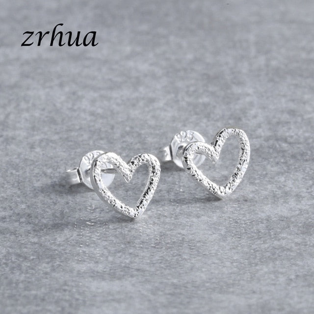 2019 Newest 925 Silver Needle Women's Jewelry Fashion Cute Chic Stud Earrings for School Girls Kids Lady Birthday Accessories