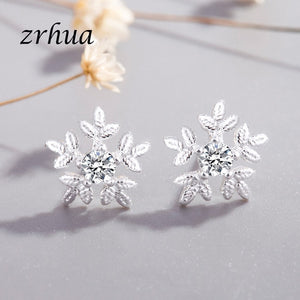 2019 Newest 925 Silver Needle Women's Jewelry Fashion Cute Chic Stud Earrings for School Girls Kids Lady Birthday Accessories