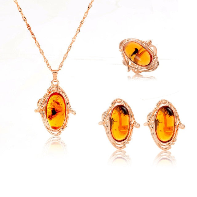 Amazing Price jewelry sets african bridal gold color necklace earrings Ring wedding crystal sieraden women fashion jewellery set