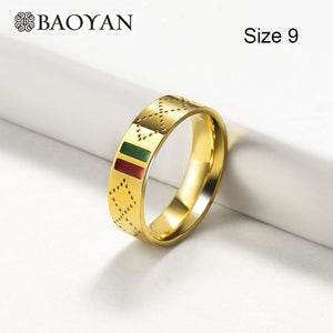 Baoyan Famous Brand Jewelry Wholesale Stainless Steel Jewelry Set Ring Necklace Bracelet Earrings Wedding Jewelry Sets For Women