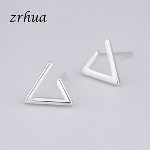 925 Sterling Silver Needle Women Jewelry Fashion Cute Chic Stud Earrings for School Girls Kids Lady Gift pendientes oorbellen