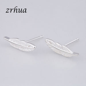 925 Sterling Silver Needle Women Jewelry Fashion Cute Chic Stud Earrings for School Girls Kids Lady Gift pendientes oorbellen