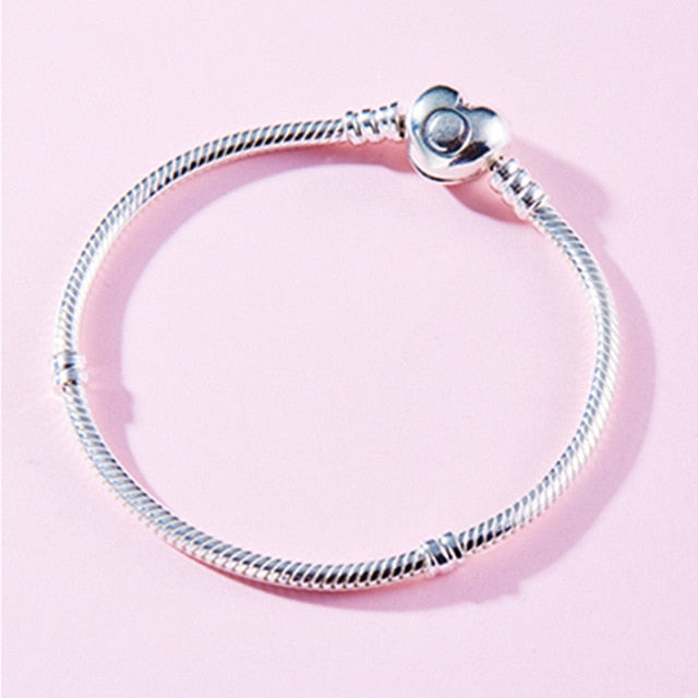 Snake Charm Bracelets For Women Superyne Gift Accessories for Beads Jewelry Party Gifts Fit Pandora Bracelet 16CM-22CM