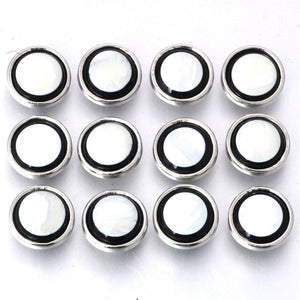 10pcs/lot Mixed Color 12MM Random Resin Snap Button For Women Fit 12mm Snap Bracelet Bangle Earrings Necklaces