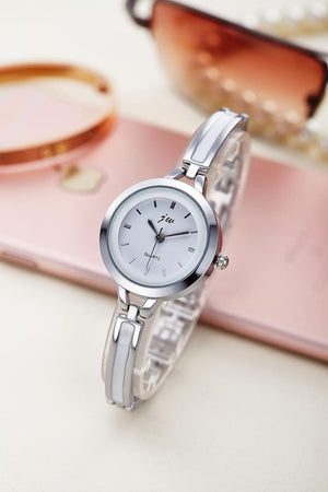 New Fashion Rhinestone Watches Women Luxury Brand Stainless Steel Bracelet watches Ladies Quartz Dress Watches reloj mujer Clock