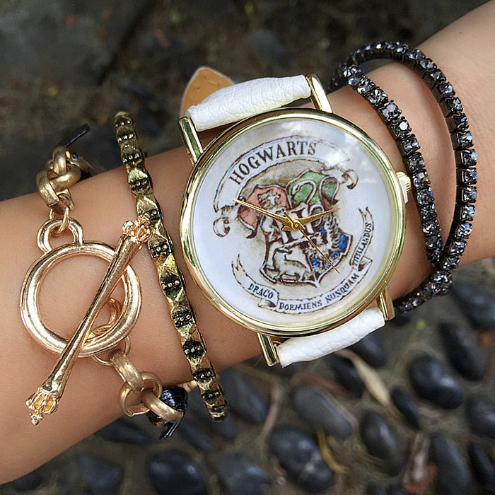 Dropship Brand HOGWARTS Magic School Watches Fashion Women Wristwatch Casual Luxury Quartz Watches Clocks Relogio Feminino Gift