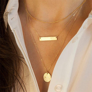 Fashion Alloy Women's Necklaces & Pendants choker necklace 2018 gold color crystal pendant necklace for women Gift wholesale