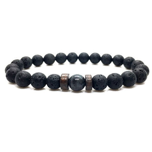 Men Bracelet Natural Moonstone Bead Tibetan Buddha Bracelet chakra Lava Stone Diffuser Bracelets Men Jewelry gift Drop Shipping