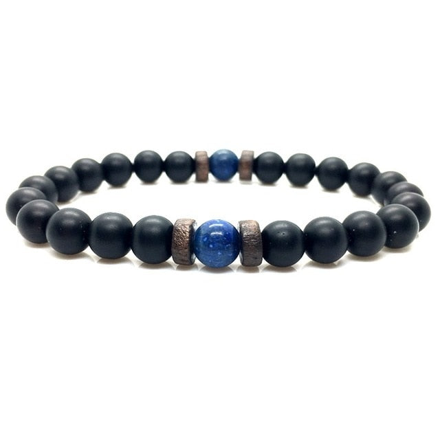 Men Bracelet Natural Moonstone Bead Tibetan Buddha Bracelet chakra Lava Stone Diffuser Bracelets Men Jewelry gift Drop Shipping